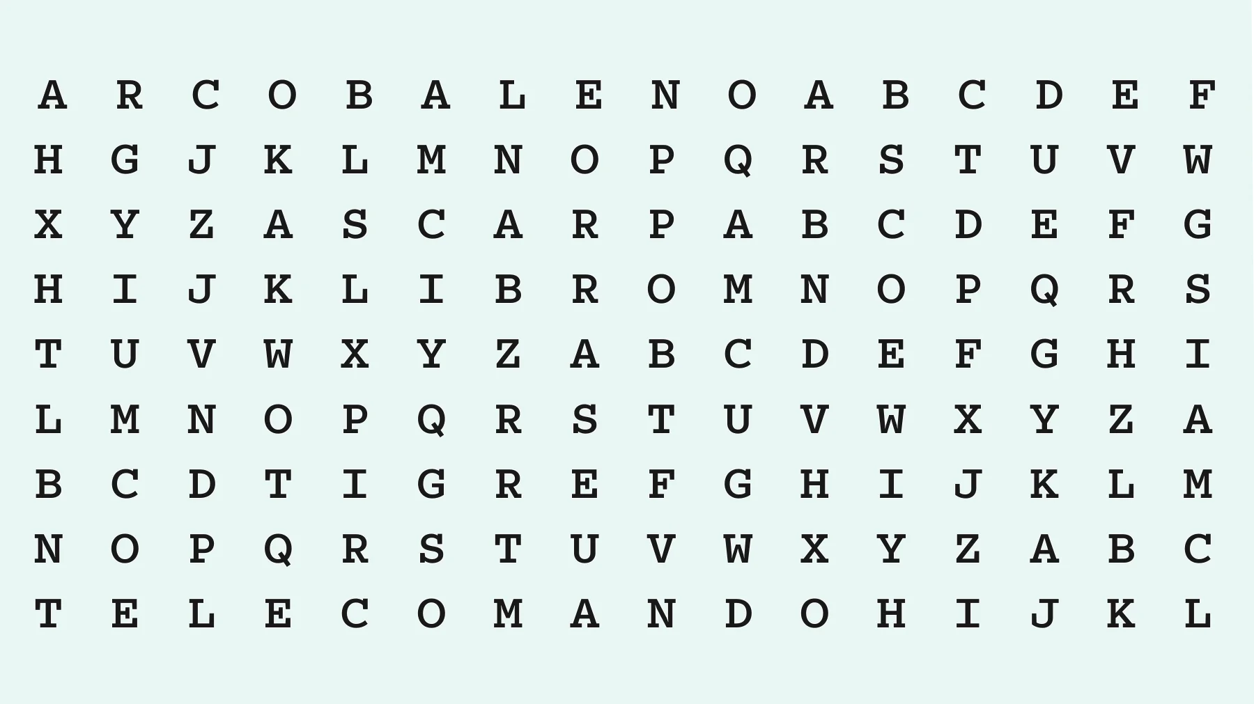 Trova la prima parola e scopri il segreto della tua personalità!"